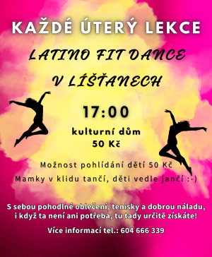 Lekce Latino FIT dance
