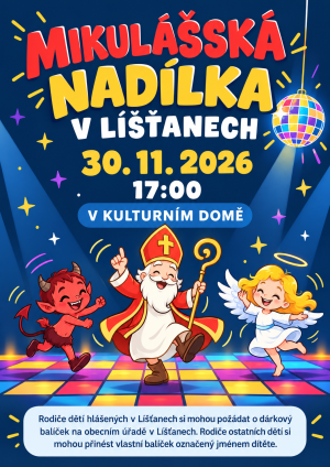 Mikulášská plakát